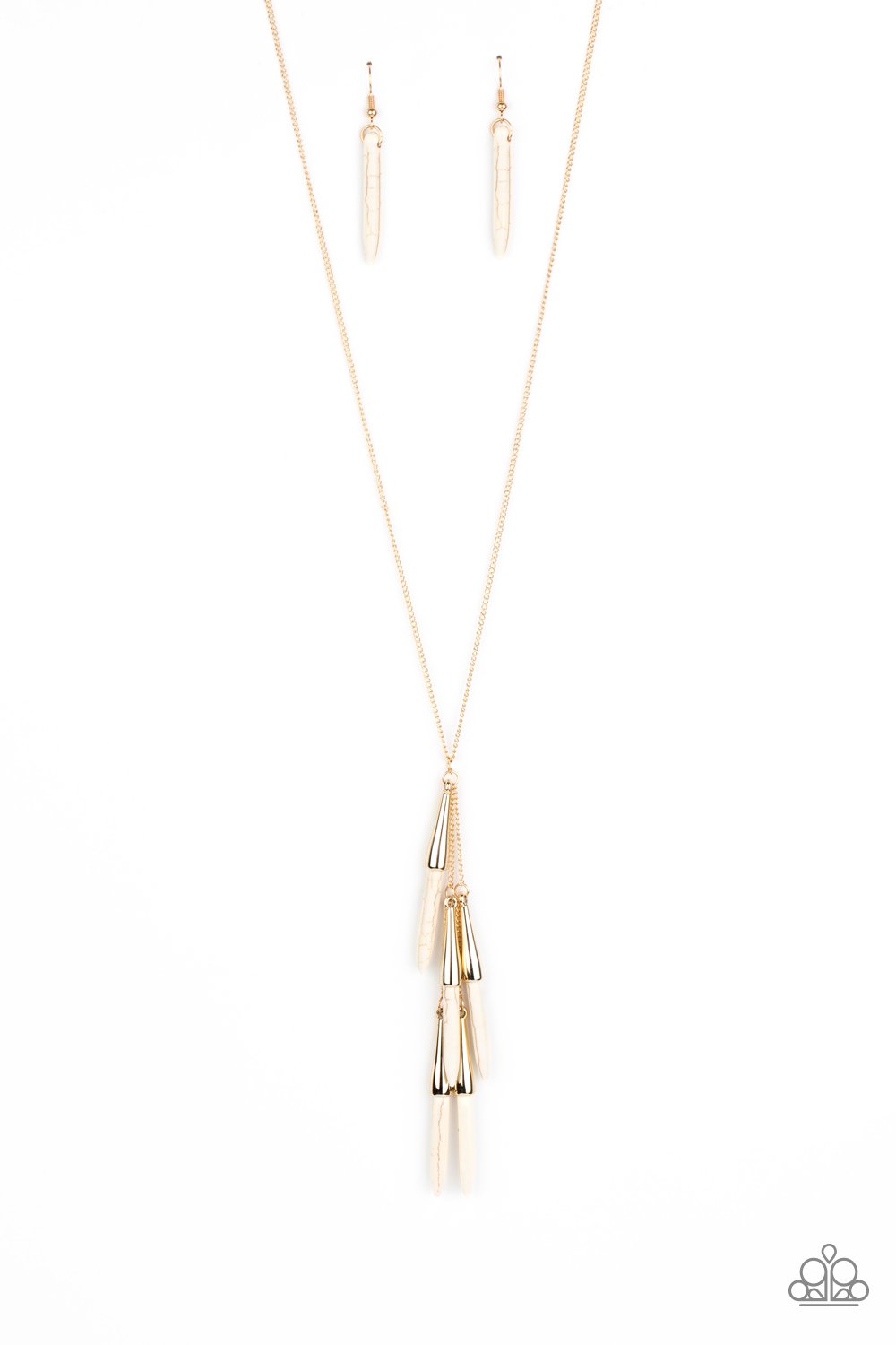 PRIMITIVE and Proper - White Necklace - Paparazzi - Dare2bdazzlin N Jewelry