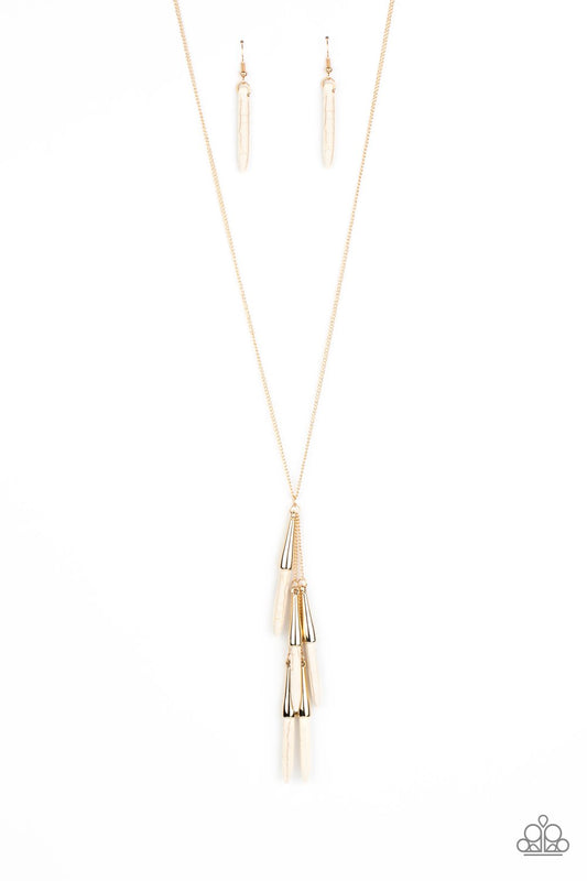 PRIMITIVE and Proper - White Necklace - Paparazzi - Dare2bdazzlin N Jewelry