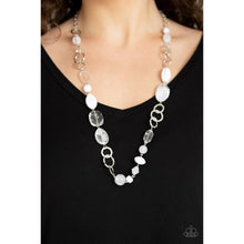Load image into Gallery viewer, Prismatic Paradise - White Necklace Necklace - Paparazzi - Dare2bdazzlin N Jewelry
