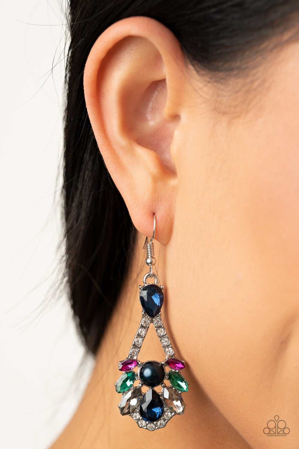 Prismatic Presence - Multi Earring - Paparazzi - Dare2bdazzlin N Jewelry