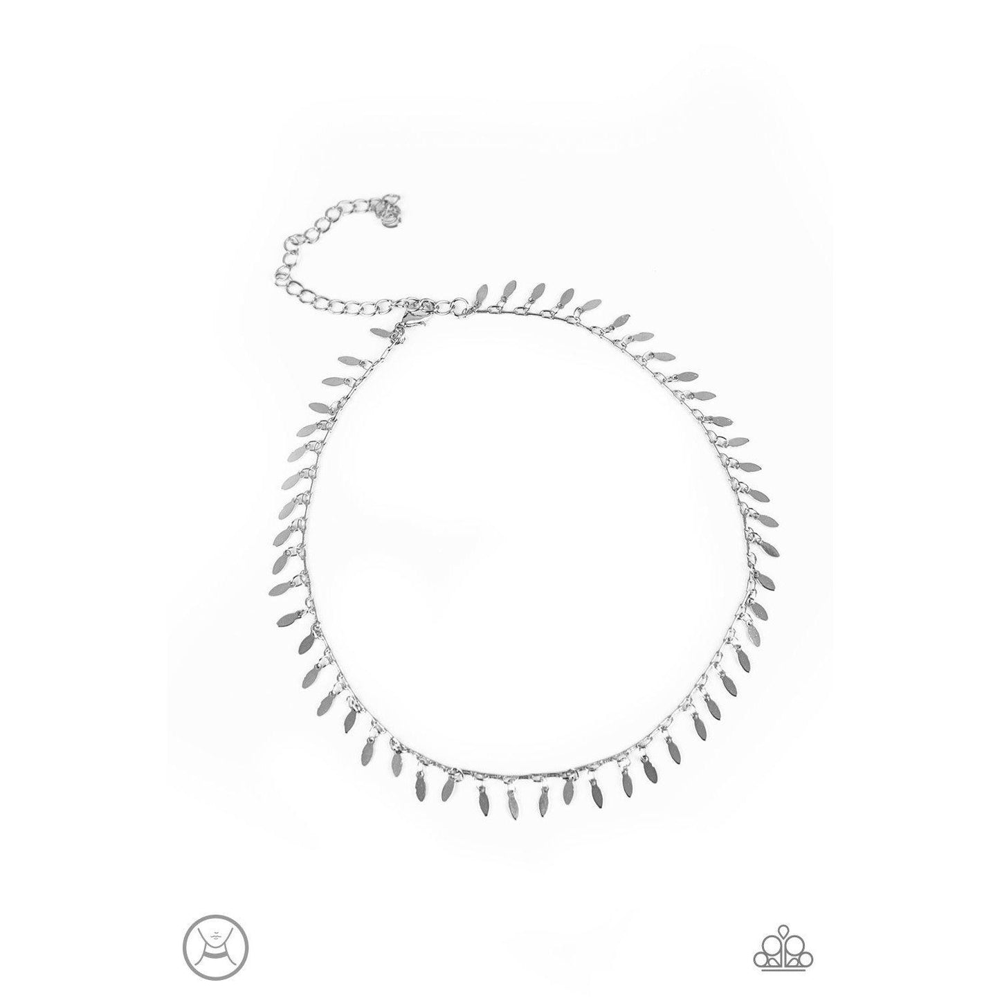 PURR-fect Ten Silver Choker - Paparazzi - Dare2bdazzlin N Jewelry