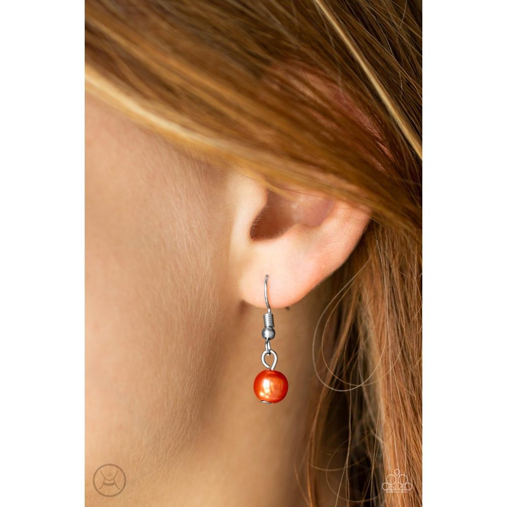 Put On Your Party Dress - Orange Necklace - Paparazzi - Dare2bdazzlin N Jewelry