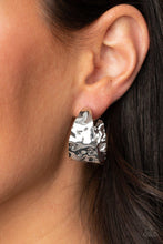 Load image into Gallery viewer, Put Your Best Face Forward - Silver Earring - Paparazzi - Dare2bdazzlin N Jewelry
