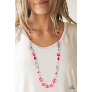 Quite Quintessence - Pink Necklace - Paparazzi - Dare2bdazzlin N Jewelry