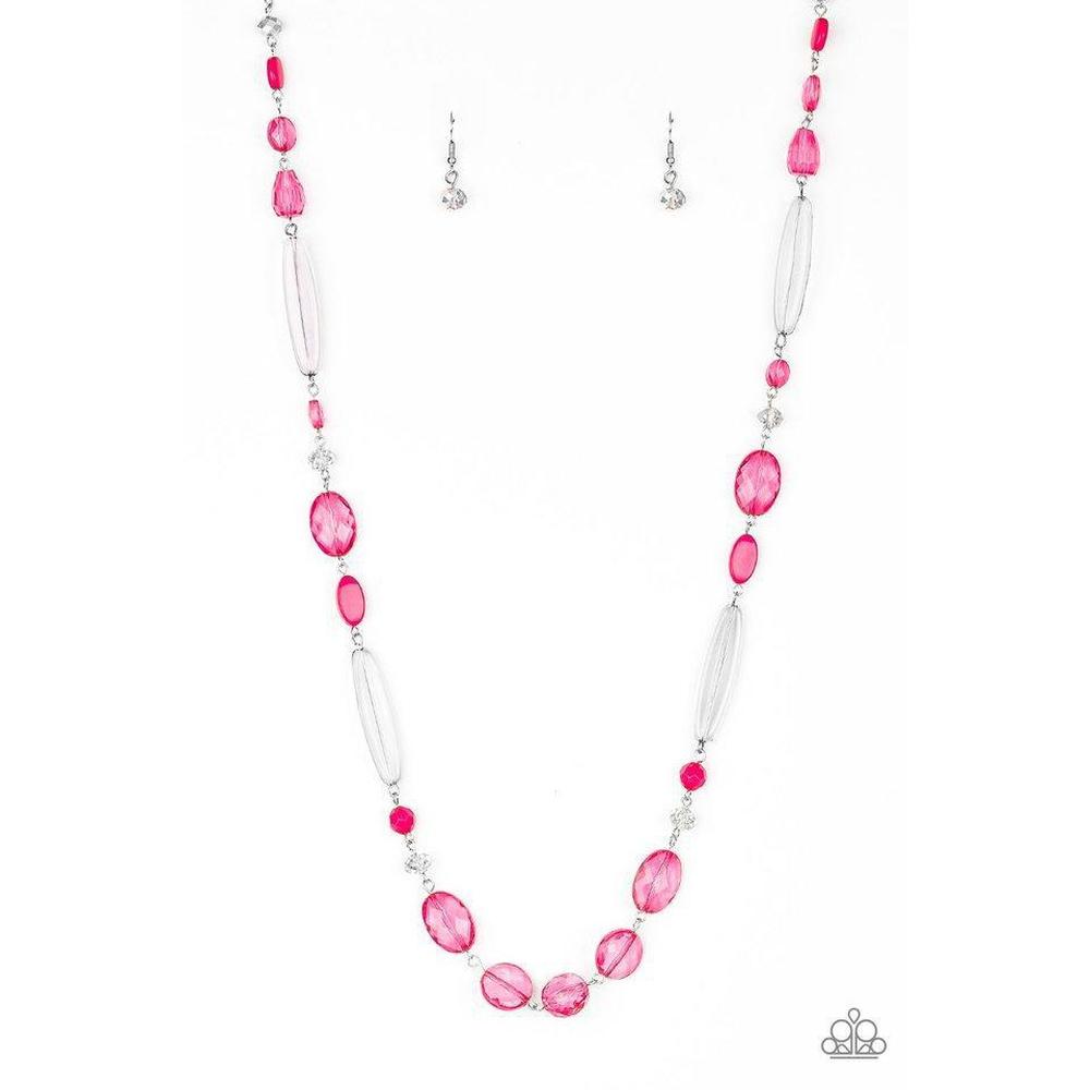 Quite Quintessence - Pink Necklace - Paparazzi - Dare2bdazzlin N Jewelry