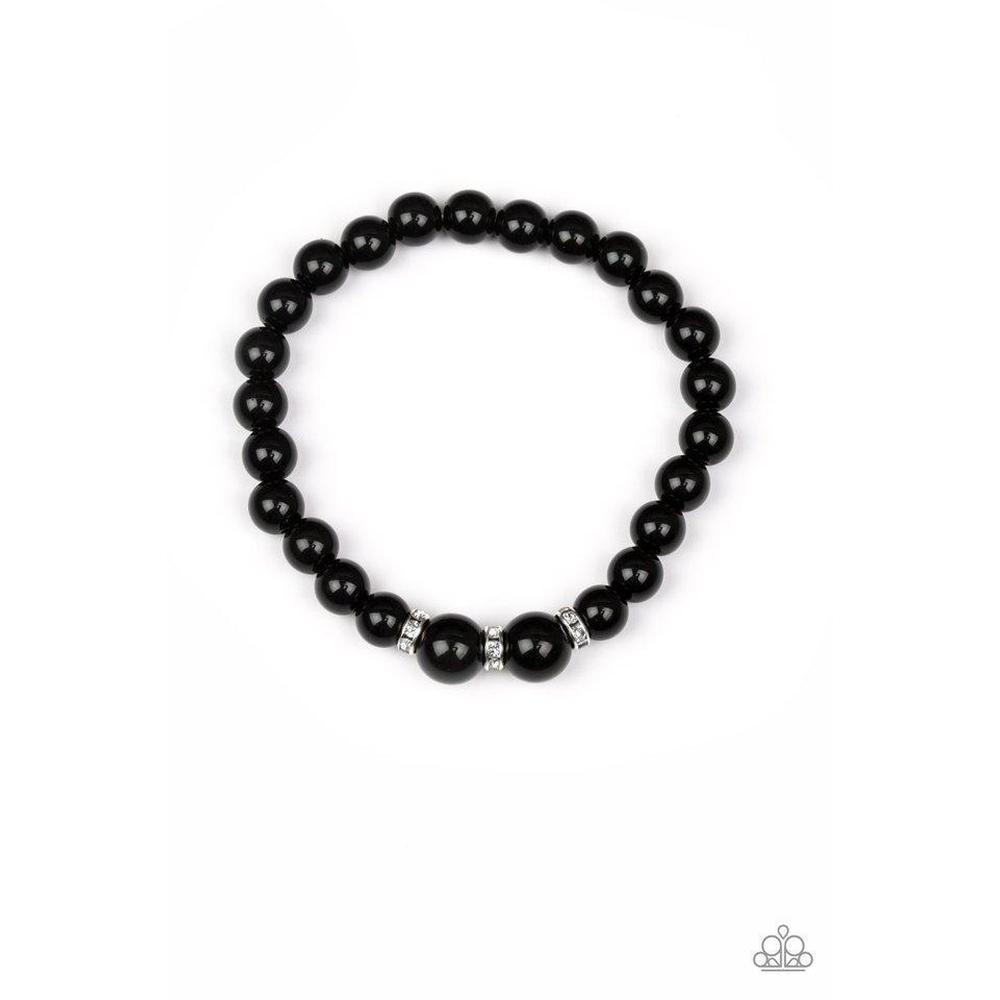 Radiantly Royal - Black Bracelet - Paparazzi - Dare2bdazzlin N Jewelry