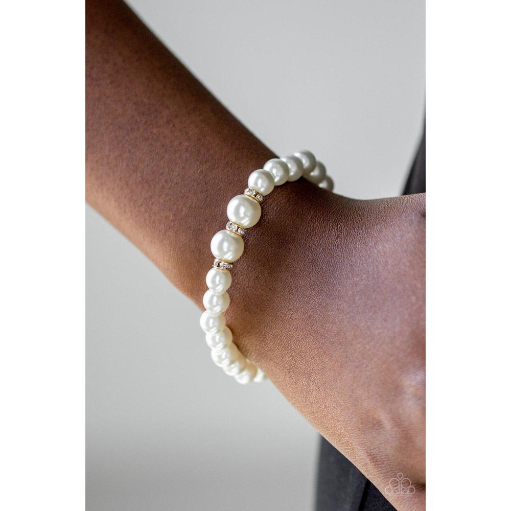 Radiantly Royal - Gold Bracelet - Paparazzi - Dare2bdazzlin N Jewelry