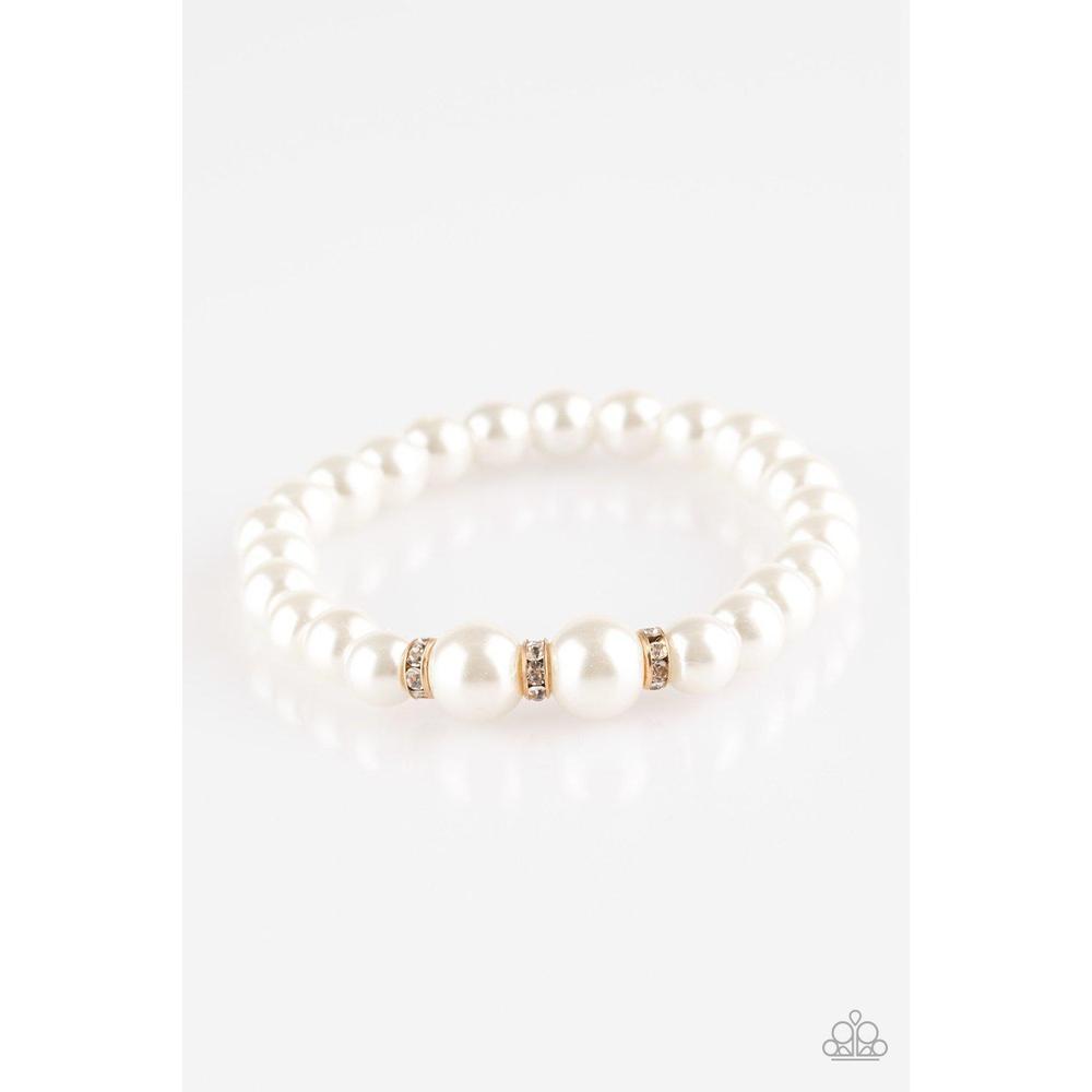 Radiantly Royal - Gold Bracelet - Paparazzi - Dare2bdazzlin N Jewelry