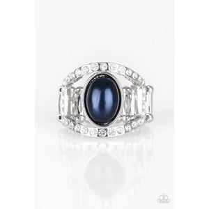 Radiating Riches - Blue Ring - Paparazzi - Dare2bdazzlin N Jewelry