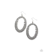 Load image into Gallery viewer, Radical Razzle - White Earrings - Paparazzi - Dare2bdazzlin N Jewelry
