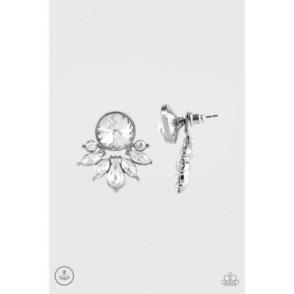 Radically Royal Earrings - Paparazzi - Dare2bdazzlin N Jewelry