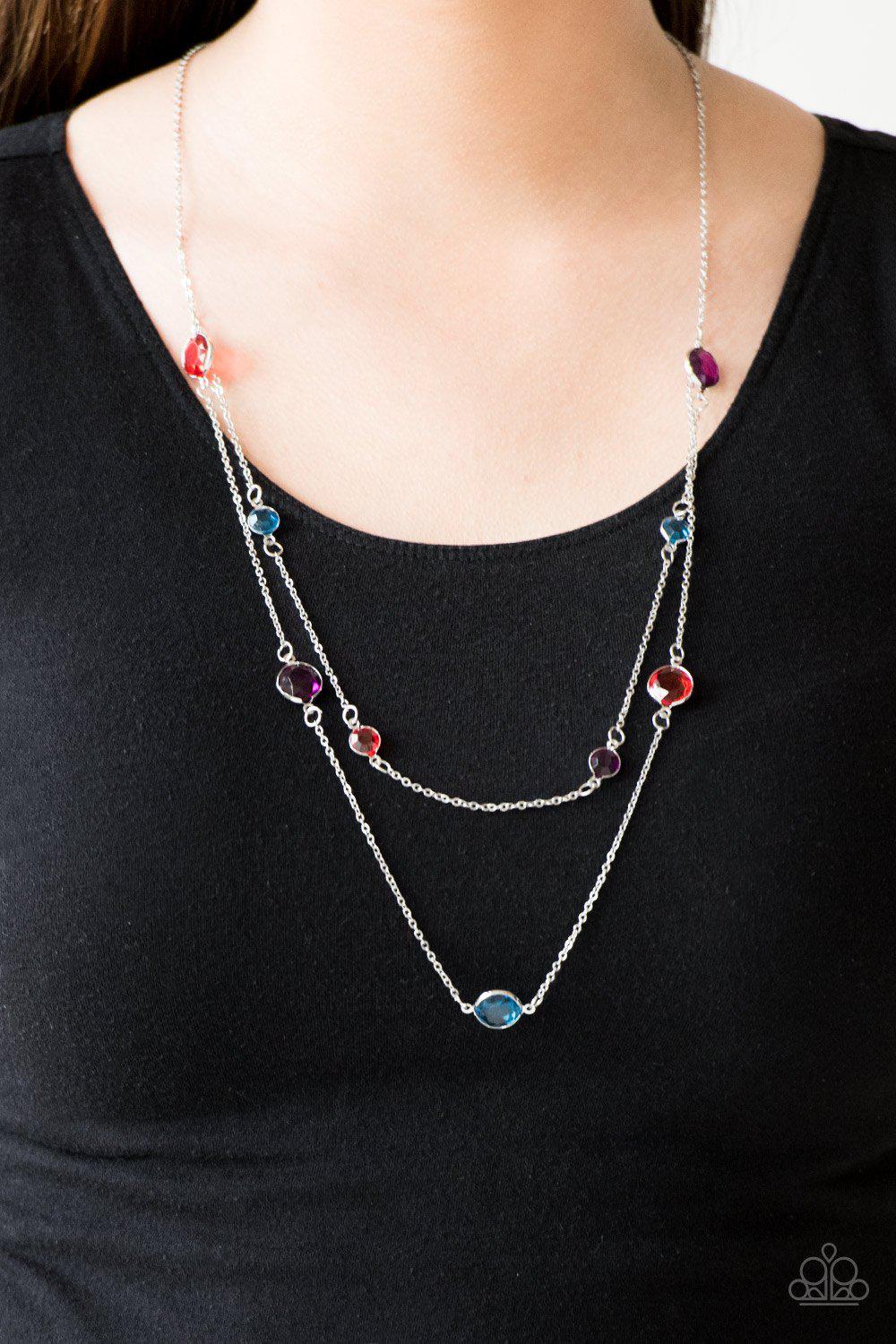 Raise Your Glass - Multi Necklace - Paparazzi - Dare2bdazzlin N Jewelry