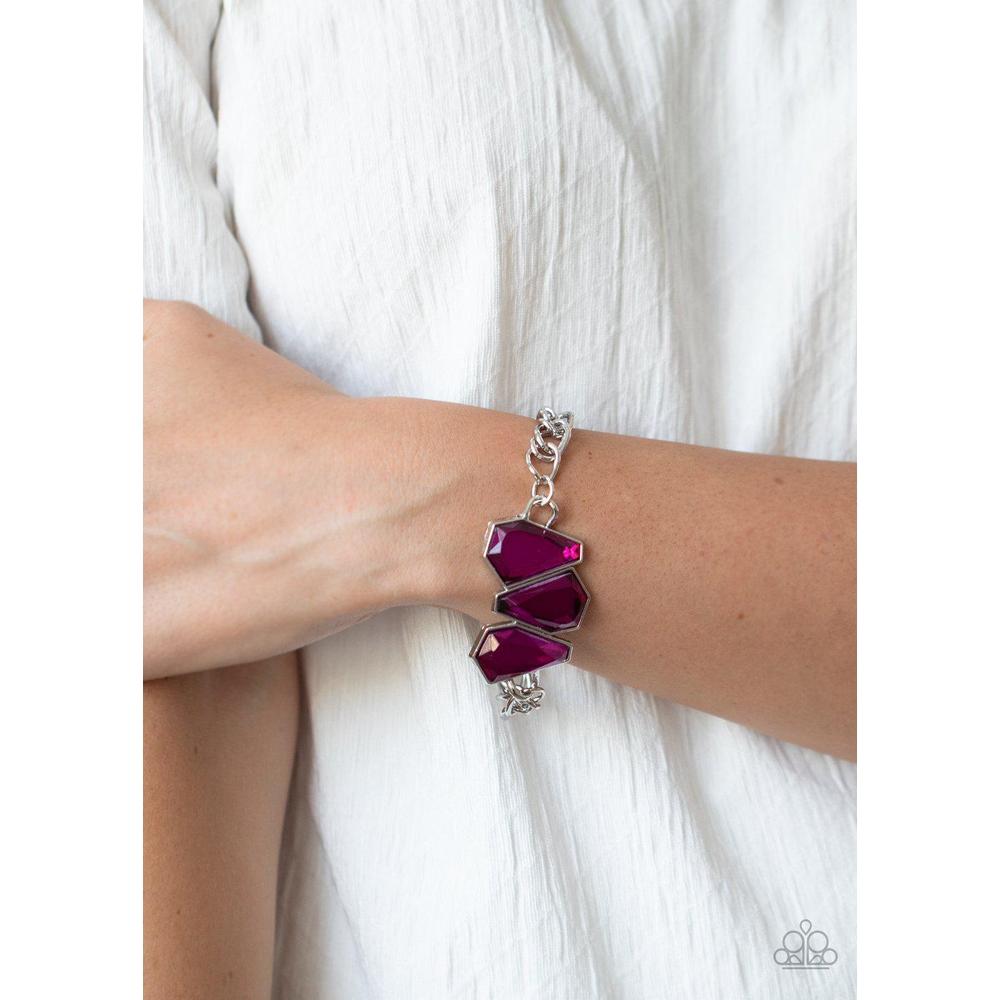 Raw Radiance - Pink Bracelet - Paparazzi - Dare2bdazzlin N Jewelry