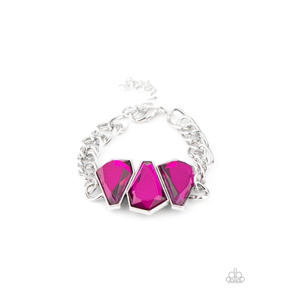 Raw Radiance - Pink Bracelet - Paparazzi - Dare2bdazzlin N Jewelry