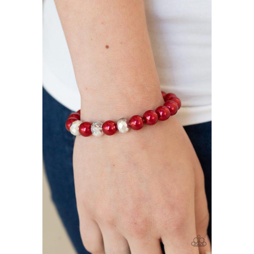 Reality Resplendent Red Bracelet - Paparazzi - Dare2bdazzlin N Jewelry