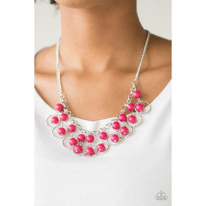 Really Rococo Pink Necklace - Paparazzi - Dare2bdazzlin N Jewelry