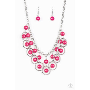 Really Rococo Pink Necklace - Paparazzi - Dare2bdazzlin N Jewelry