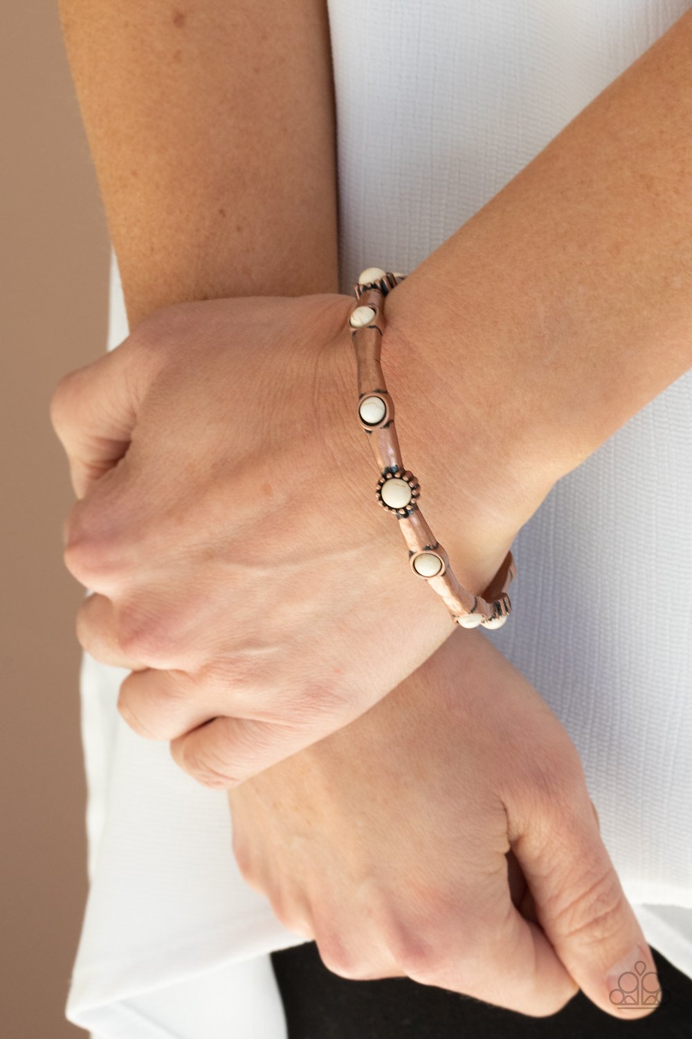 Rebel Sandstorm - Copper Bracelet - Paparazzi - Dare2bdazzlin N Jewelry