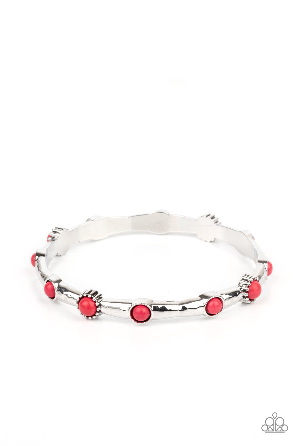 Rebel Sandstorm - Red Bracelet - Paparazzi - Dare2bdazzlin N Jewelry