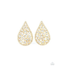 Load image into Gallery viewer, REIGN-Storm - Gold Earrings - Paparazzi - Dare2bdazzlin N Jewelry
