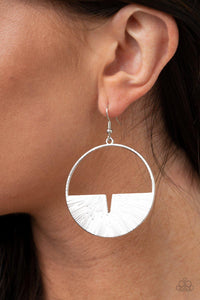 Reimagined Refinement - Silver Earring - Paparazzi - Dare2bdazzlin N Jewelry