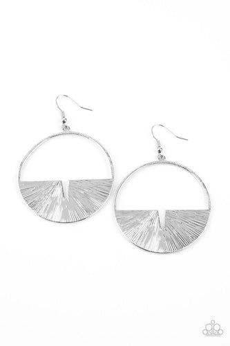 Reimagined Refinement - Silver Earring - Paparazzi - Dare2bdazzlin N Jewelry