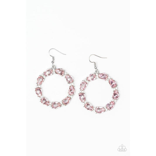 Ring Around the Rhinestones Pink - Paparazzi - Dare2bdazzlin N Jewelry