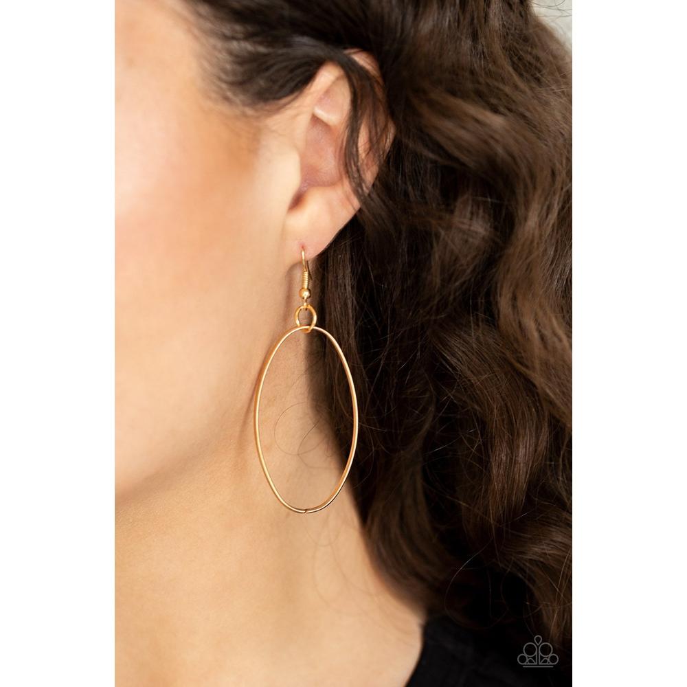 Ring Bling Gold Necklace - Paparazzi - Dare2bdazzlin N Jewelry
