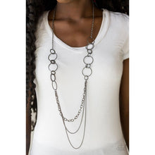 Load image into Gallery viewer, RING Down The House - Black Necklace - Paparazzi - Dare2bdazzlin N Jewelry
