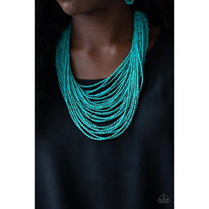 Rio Rainforest - Blue Necklace - Dare2bdazzlin N Jewelry