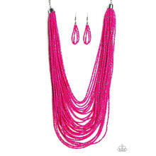 Load image into Gallery viewer, Rio Rainforest -  Pink Necklace - Dare2bdazzlin N Jewelry
