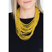 Load image into Gallery viewer, Rio Rainforest - Yellow Necklace - Dare2bdazzlin N Jewelry
