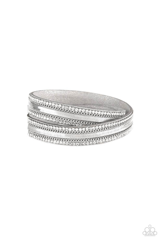Rocker Rivalry - Silver Bracelet - Paparazzi - Dare2bdazzlin N Jewelry