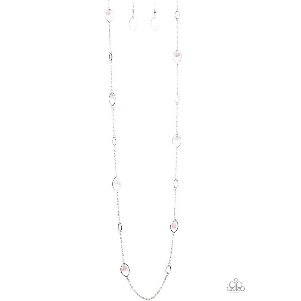 Rocky Razzle Pink Necklace - Paparazzi - Dare2bdazzlin N Jewelry