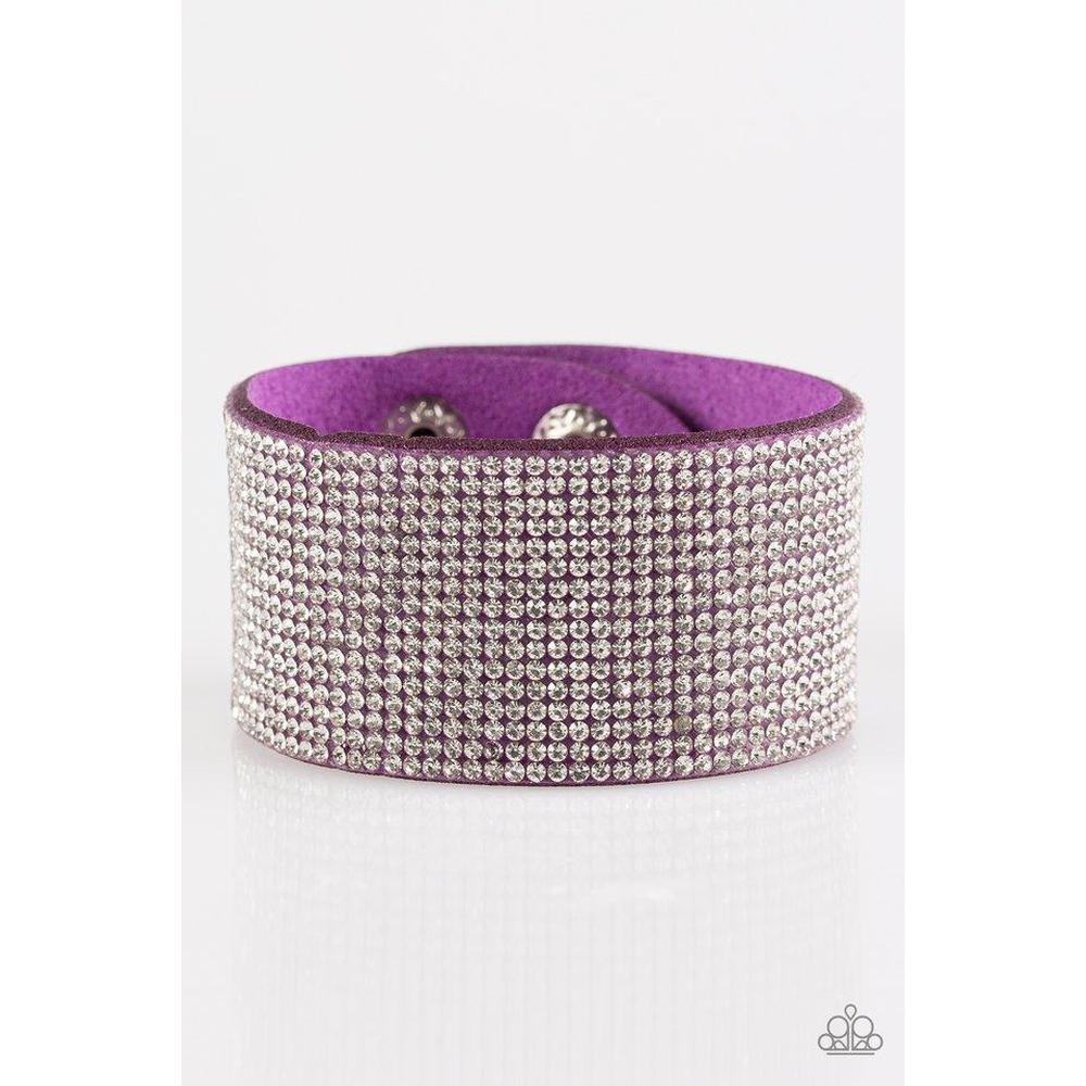 Roll With The Punches - Purple Bracelet - Paparazzi - Dare2bdazzlin N Jewelry