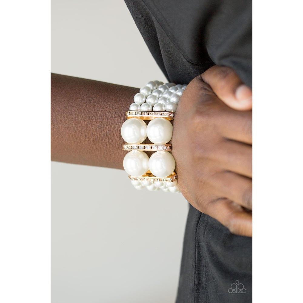 Romance Remix Bracelet - Gold - Paparazzi - Dare2bdazzlin N Jewelry