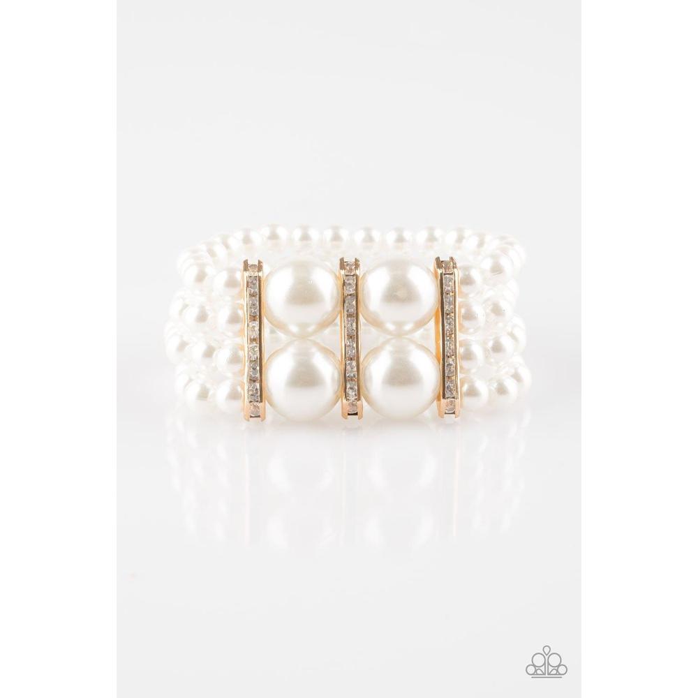 Romance Remix Bracelet - Gold - Paparazzi - Dare2bdazzlin N Jewelry