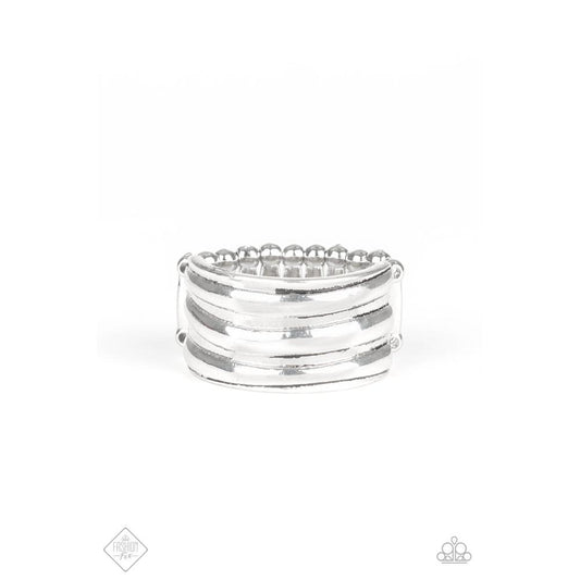 Rough Around The Edges Silver Ring - Paparazzi - Paparazzi - Dare2bdazzlin N Jewelry