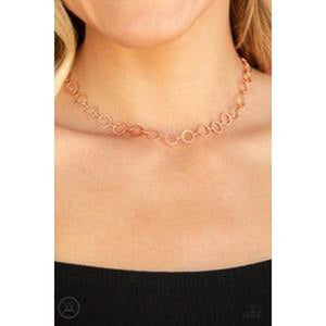 Roundabout Radiance Copper Necklace - Paparazzi - Dare2bdazzlin N Jewelry