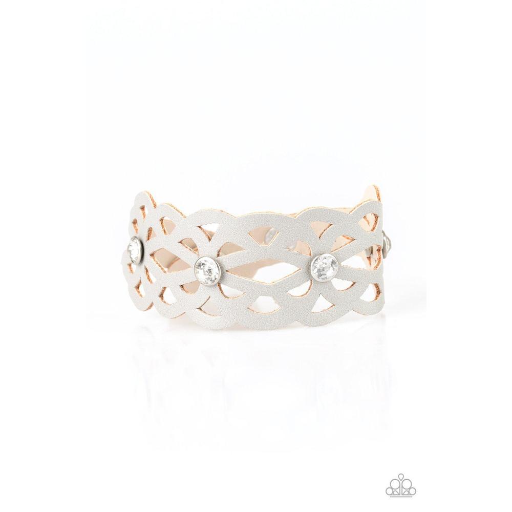 Runaway Radiance Silver Bracelet - Paparazzi - Dare2bdazzlin N Jewelry