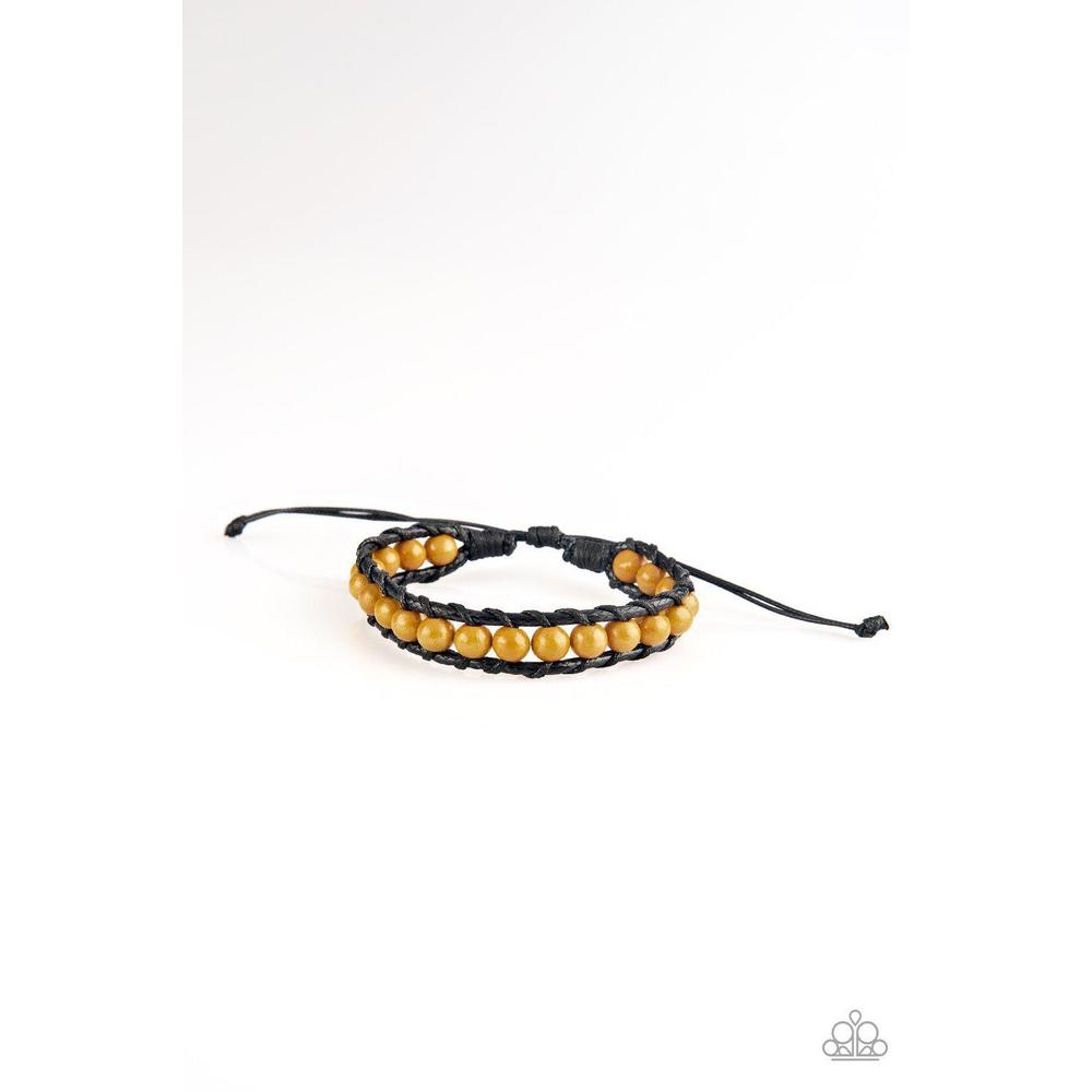Rural Rover Yellow Urban Bracelet - Paparazzi - Dare2bdazzlin N Jewelry