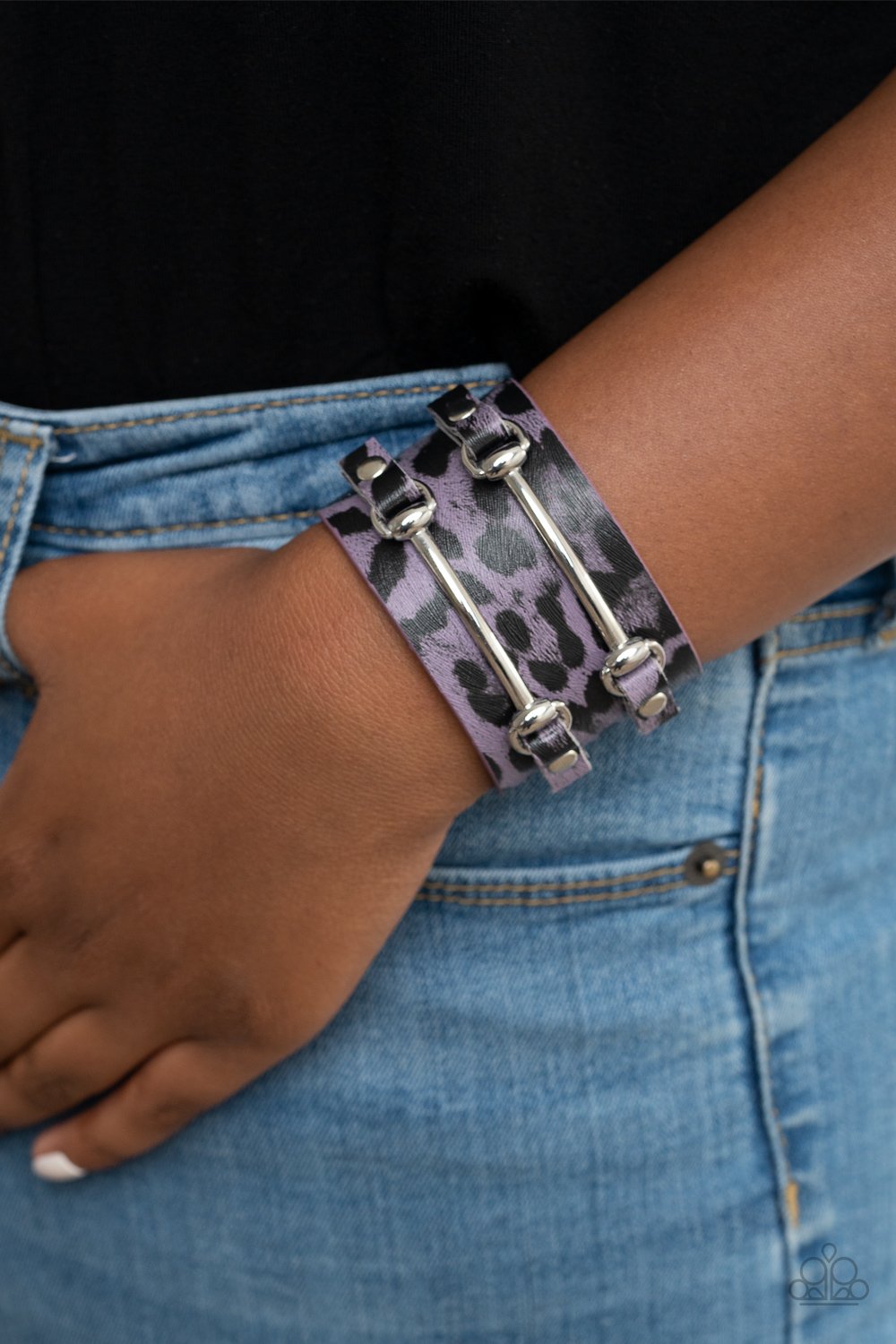 Safari Scene - Purple Bracelet - Paparazzi - Dare2bdazzlin N Jewelry
