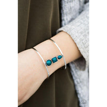 Load image into Gallery viewer, Sahara Siren - Blue Bracelet - Paparazzi - Dare2bdazzlin N Jewelry
