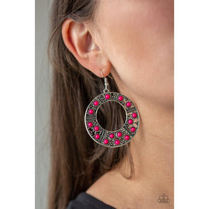 San Diego Samba - Pink Earrings - Paparazzi - Dare2bdazzlin N Jewelry