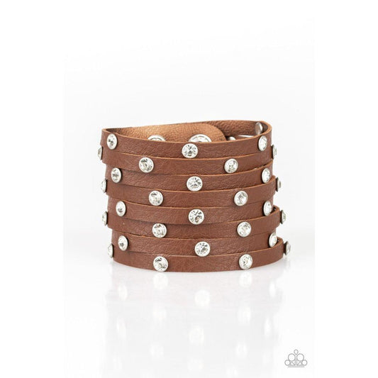 Sass Squad Brown Urban Bracelet - Paparazzi - Dare2bdazzlin N Jewelry