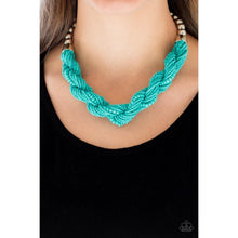 Load image into Gallery viewer, Savannah Surfing Blue Necklace - Dare2bdazzlin N Jewelry
