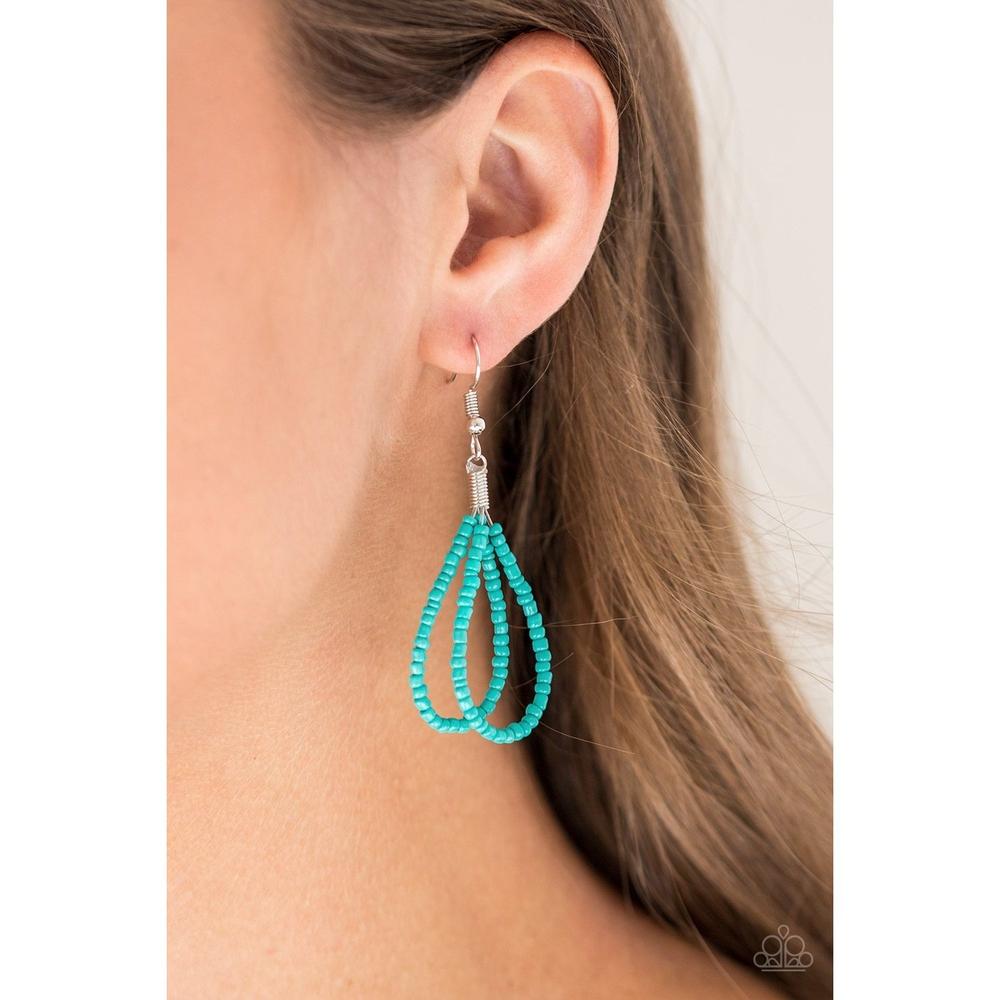 Savannah Surfing Blue Necklace - Dare2bdazzlin N Jewelry
