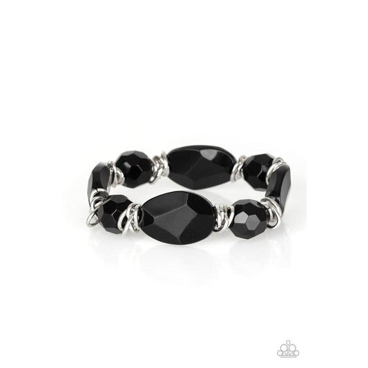 Savor the Flavor Black Bracelet - Paparazzi - Dare2bdazzlin N Jewelry