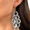 Scattered Shimmer Black Earring - Paparazzi - Dare2bdazzlin N Jewelry