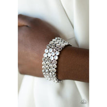 Load image into Gallery viewer, Scattered Starlight - Silver Bracelet - Paparazzi - Dare2bdazzlin N Jewelry
